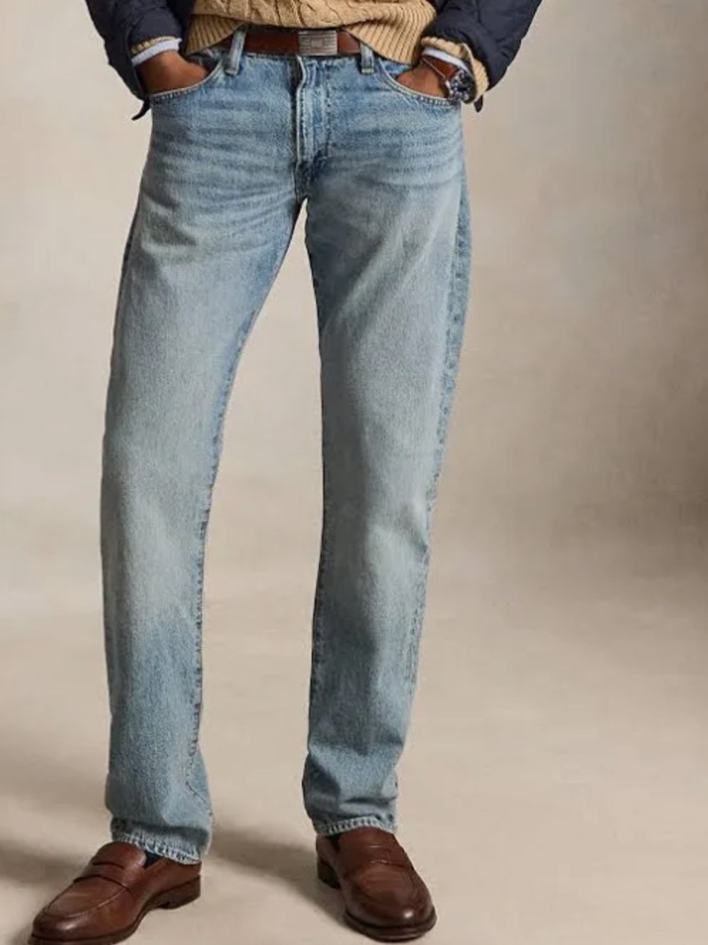 Polo Ralph Lauren Sullivan Slim Men's Blue Jeans Waist 33